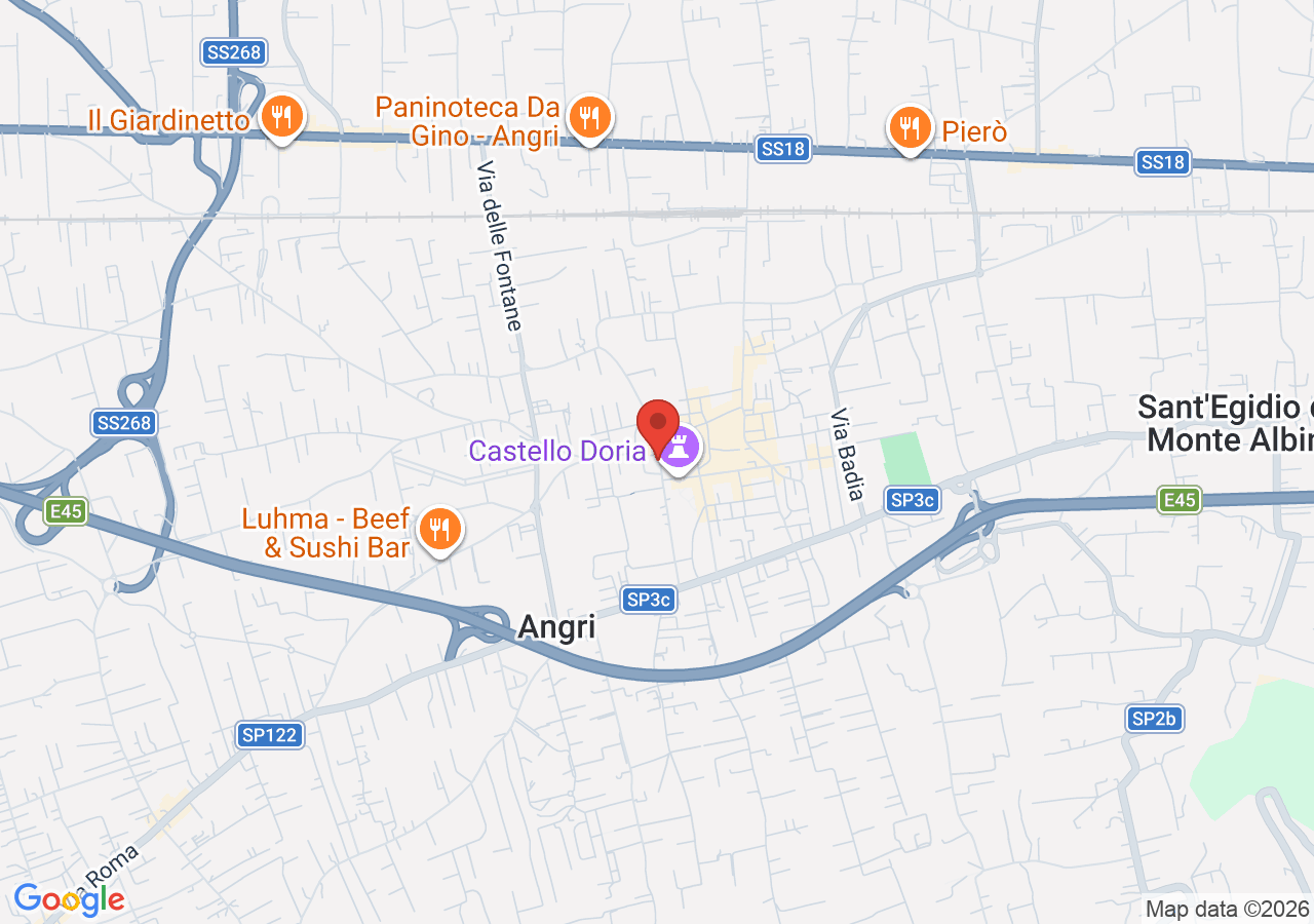 Mappa di Collegiata di San Giovanni Battista ad Angri