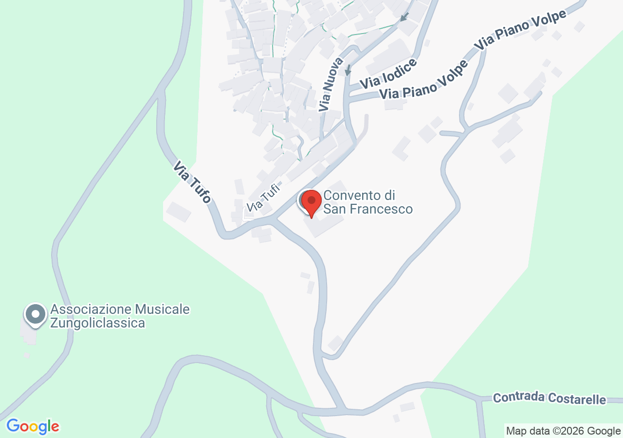 Mappa di Convento di San Francesco di Zungoli