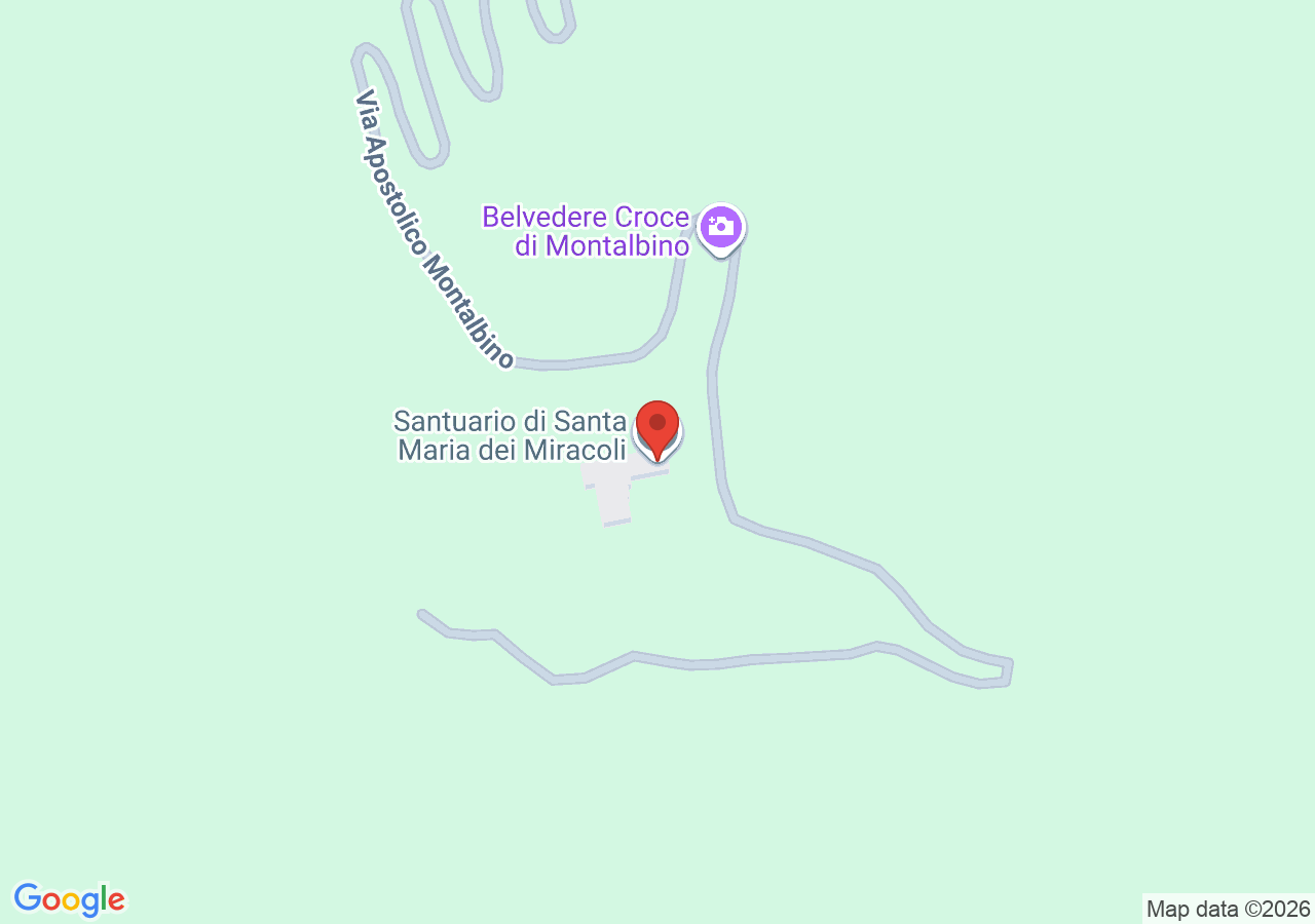 Mappa di Dorsale di Monte Albino a Nocera Inferiore