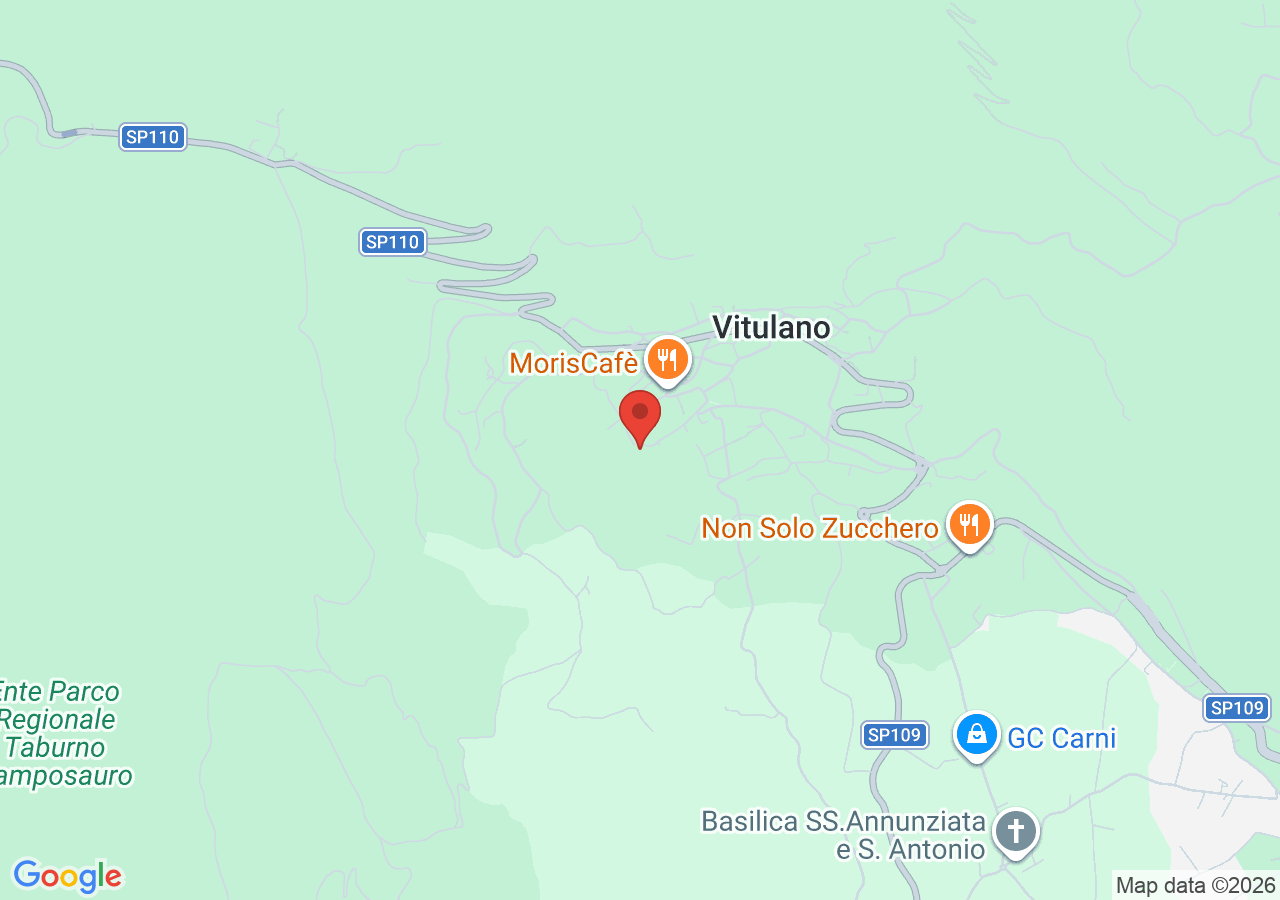 Mappa di Fontana Reale a Vitulano