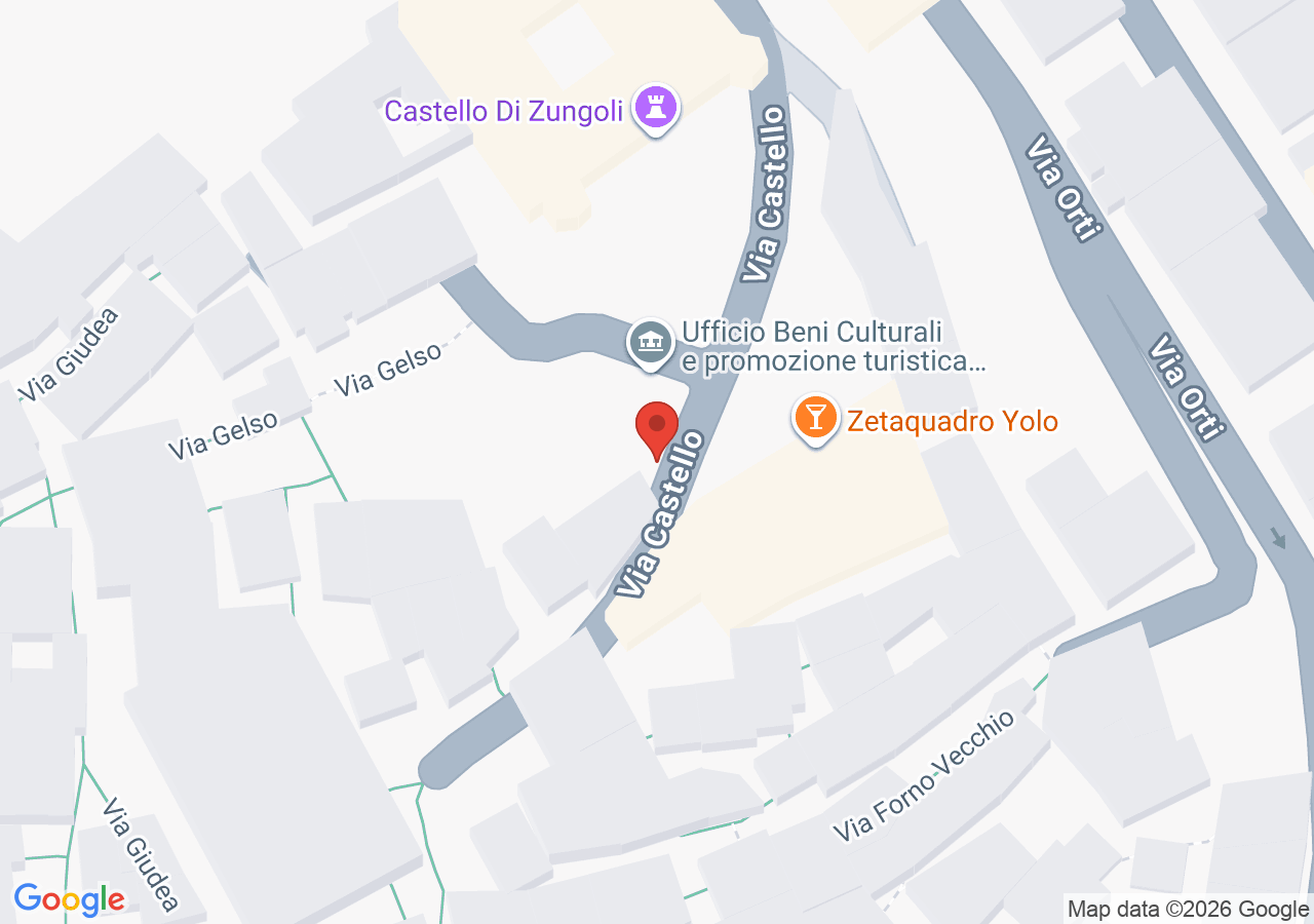 Mappa di Grotte ipogee di Zungoli