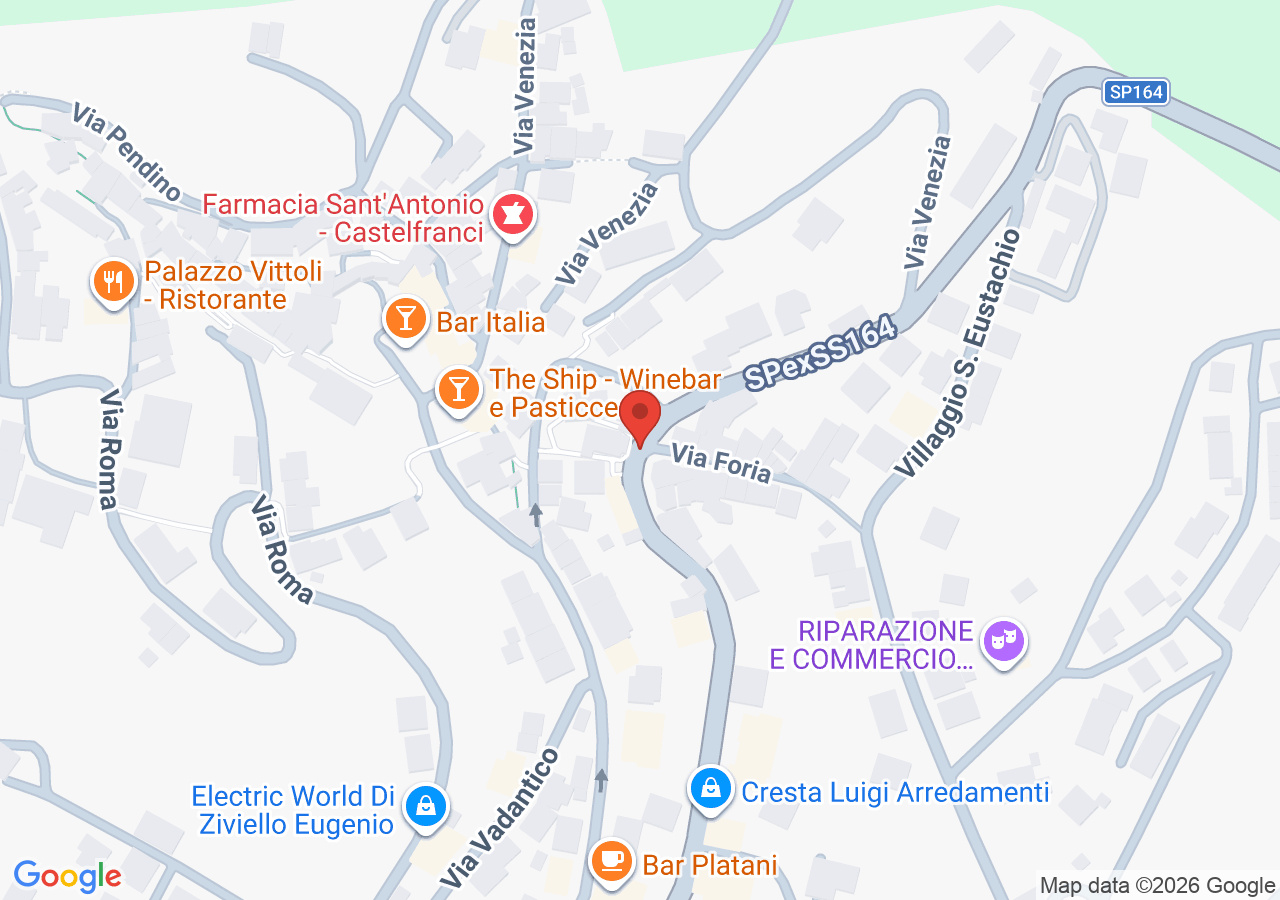 Mappa di La Palata e i mulini di Castelfranci