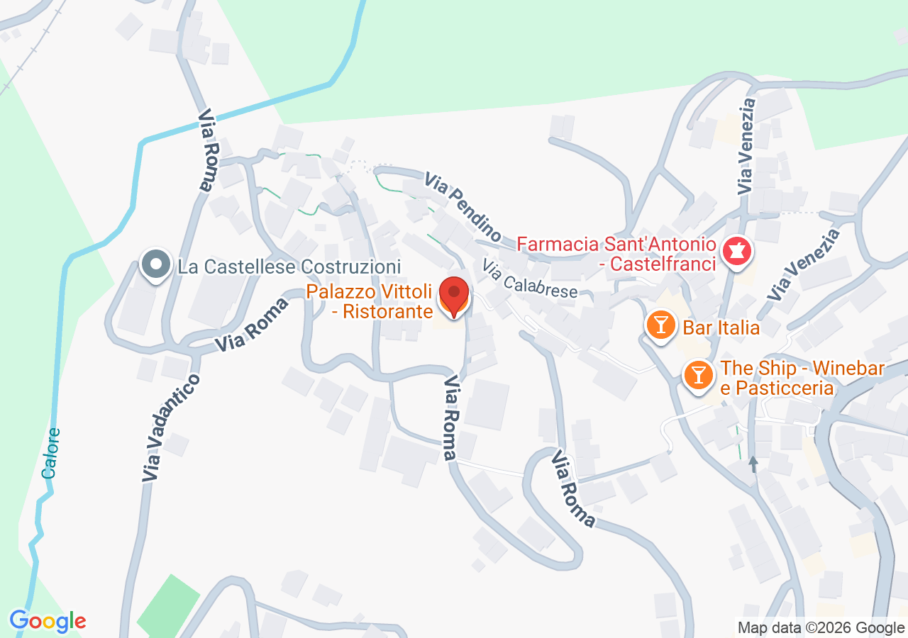 Mappa di Palazzo Vittoli di Castelfranci