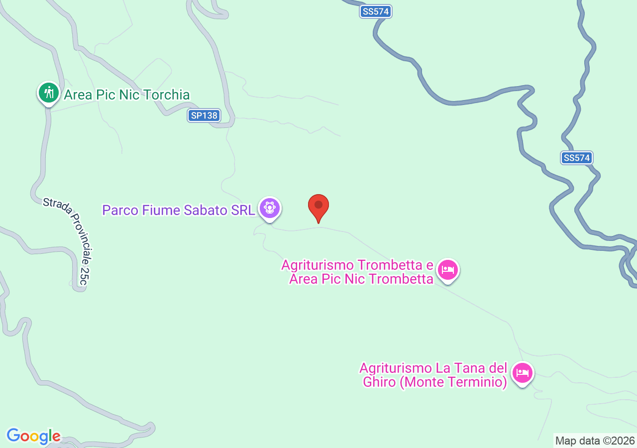Mappa di Parco archeologico ambientale Civita di Ogliara a Serino