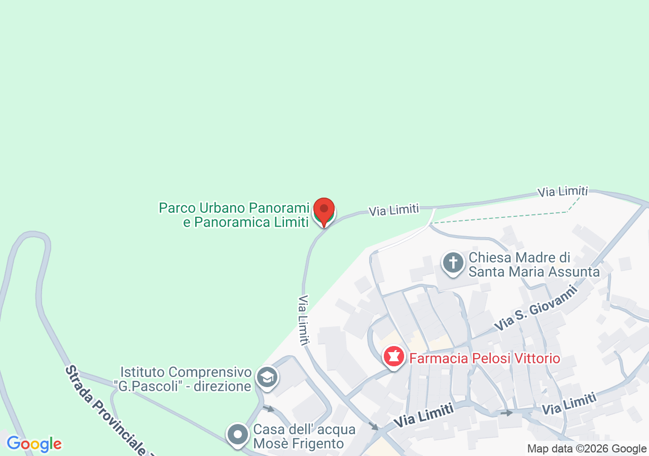 Mappa di Parco Urbano "Panorami" di Frigento