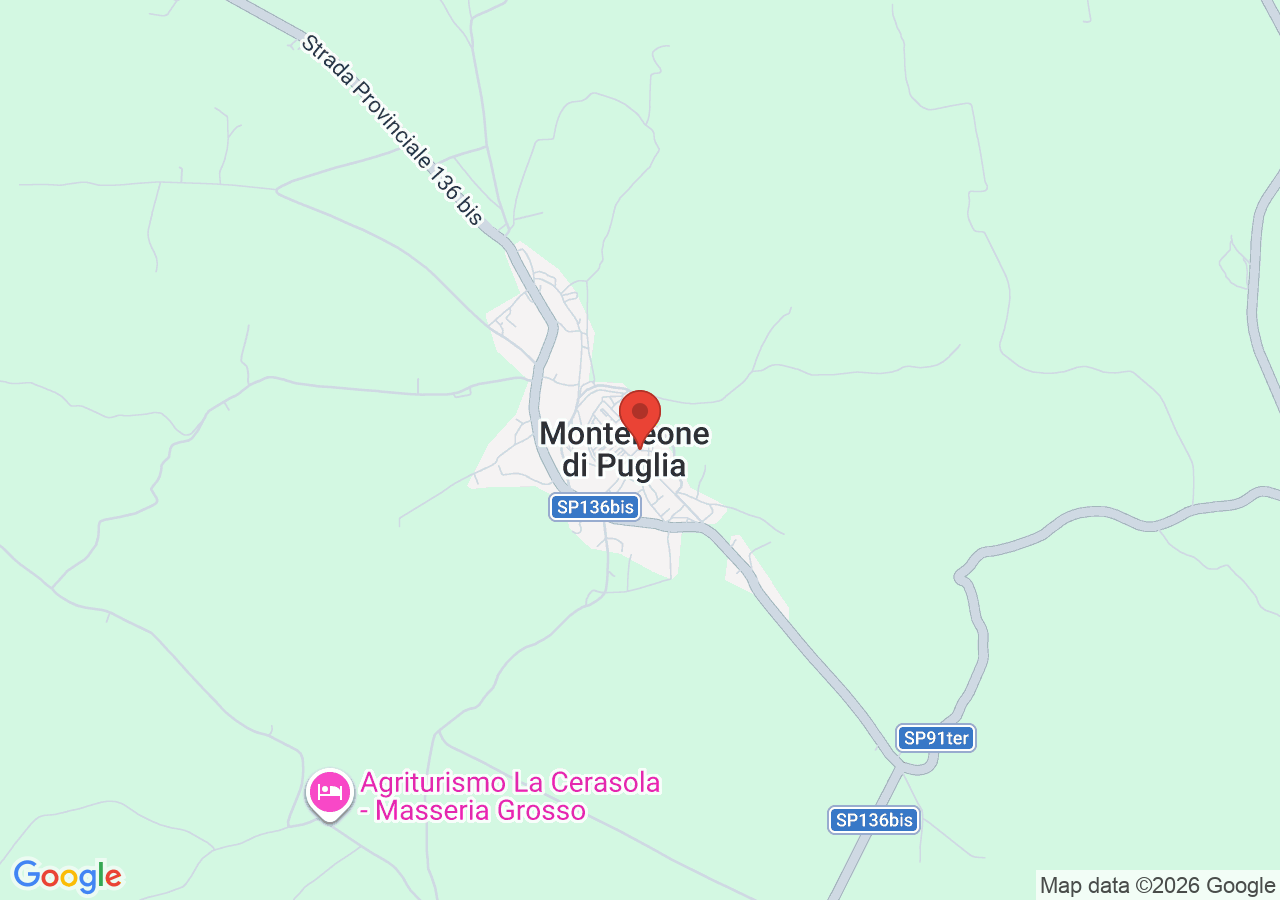 Mappa di Piazza Municipio a Monteleone di Puglia