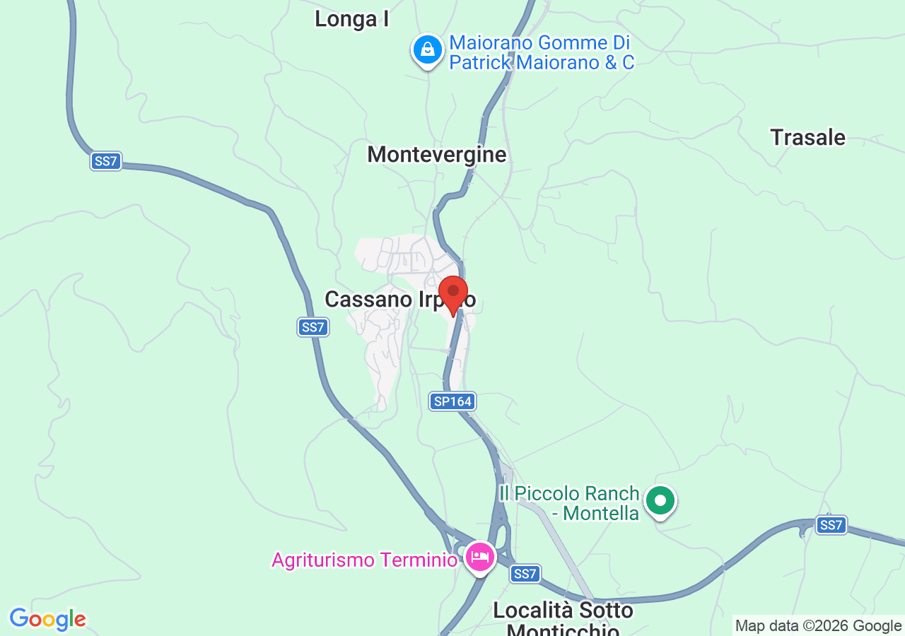 Mappa di Sorgenti di Cassano Irpino