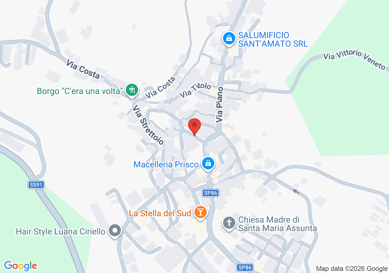 Mappa di Sorgenti e fontanili a San Sossio Baronia