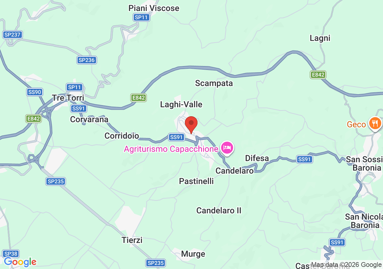 Mappa di Tirata del Giglio di Flumeri