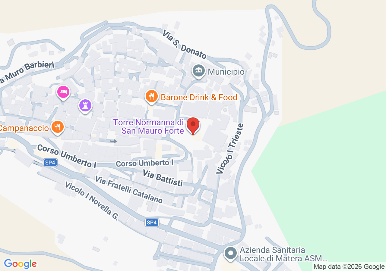Mappa di Torre normanna di San Mauro Forte