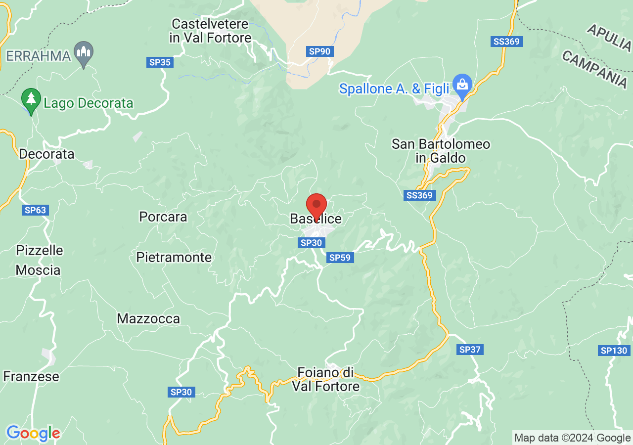 Mappa di Presepe vivente - Baselice