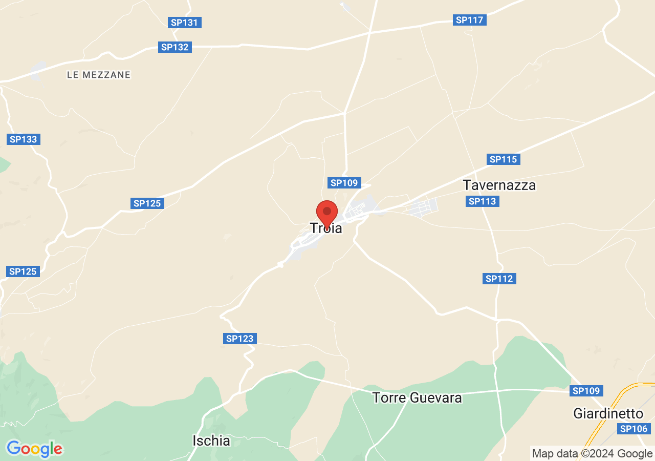 Mappa di Processione del Bacio