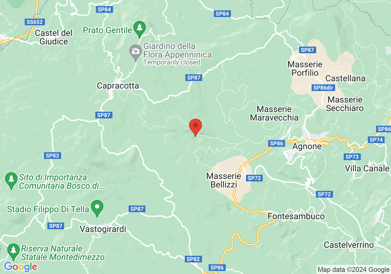 Mappa di Rafting cascate del Verrino