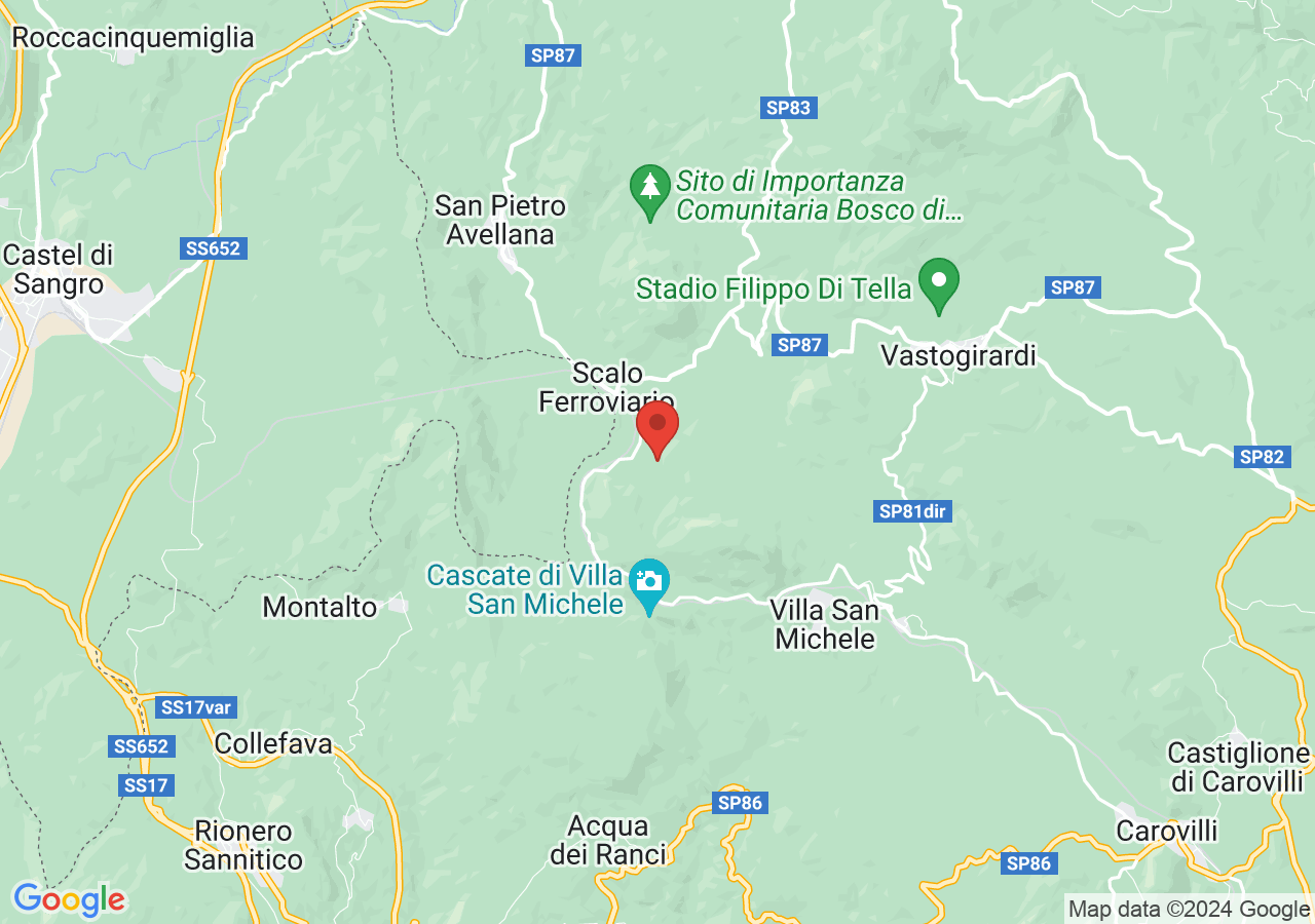 Mappa di Riserva Collemeluccio-Montedimezzo MAB