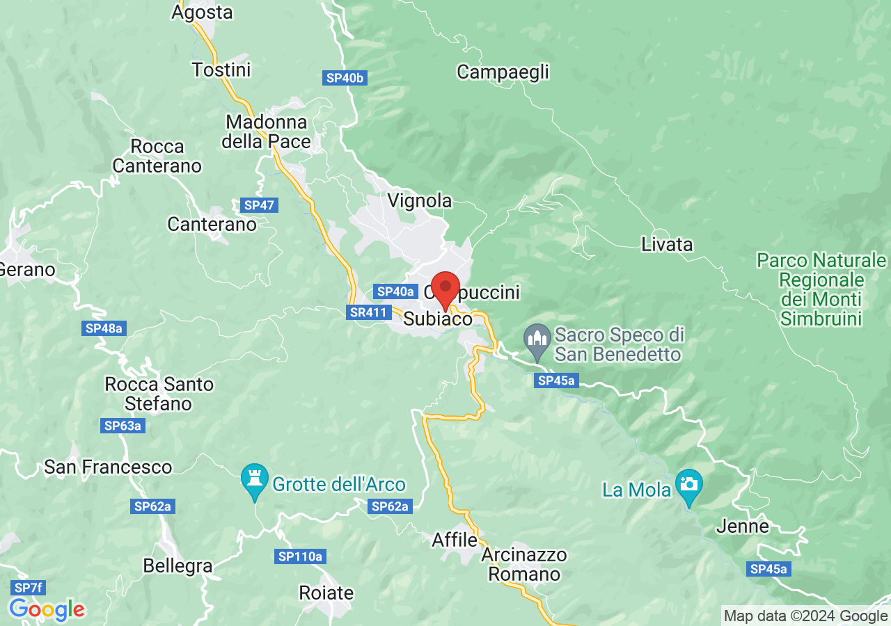 Mappa di Rocca abbaziale