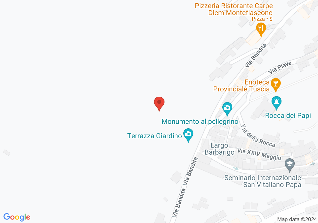 Mappa di Rocca dei Papi