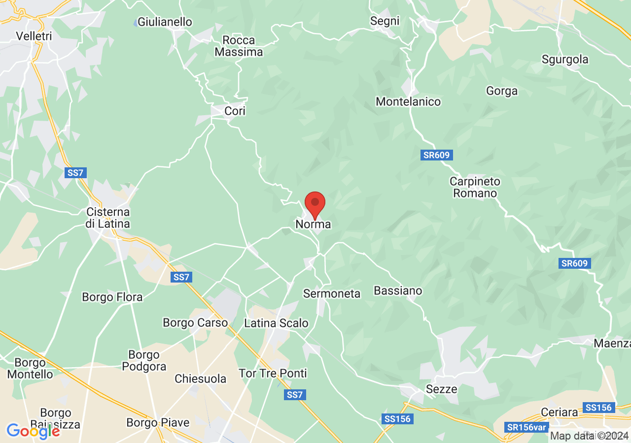 Mappa di Ruderi del santuario di Santa Maria a Monte Mirteto