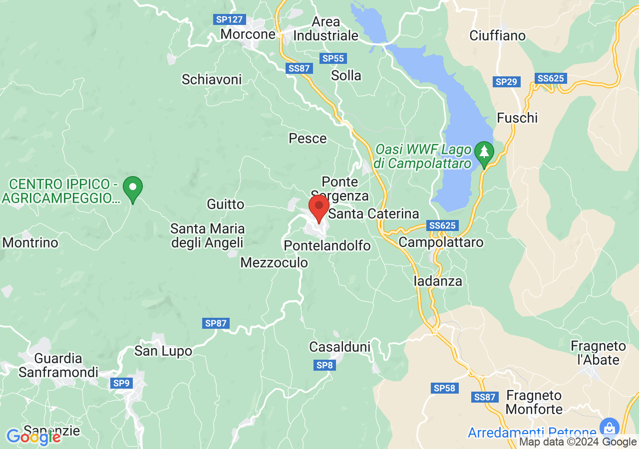 Mappa di Ruzzola dei formaggi