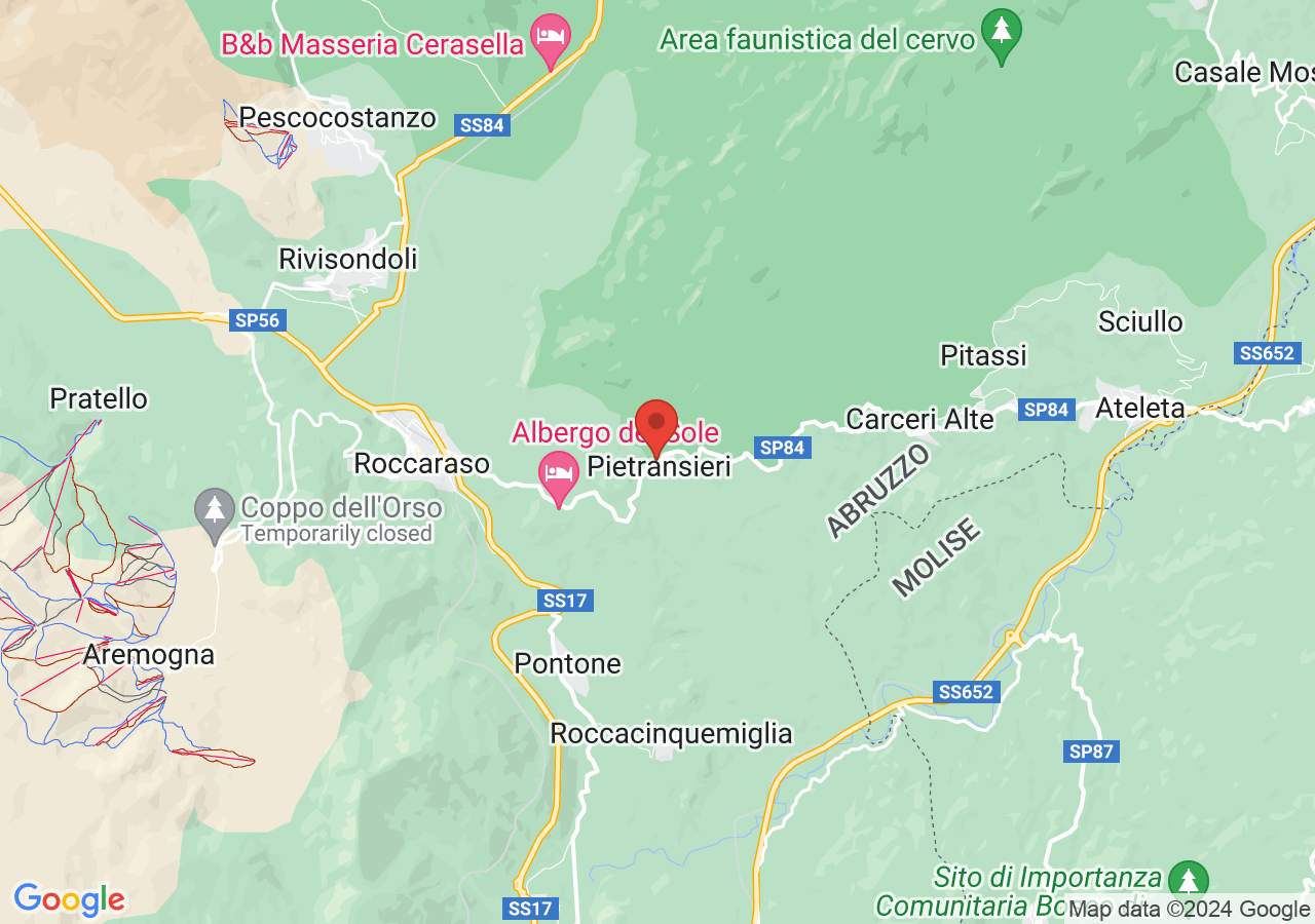 Mappa di Sacrario dei Caduti di Limmari - Roccaraso