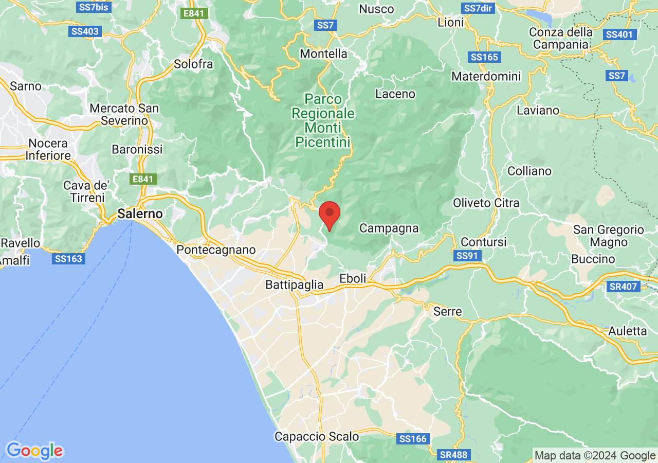 Mappa di Sagra del brigante Nardantuono