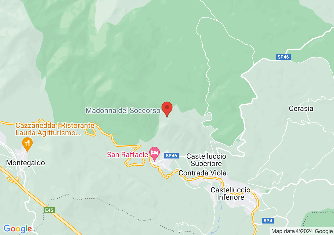 Mappa di Santuario della Madonna del Soccorso - Castelluccio Superiore