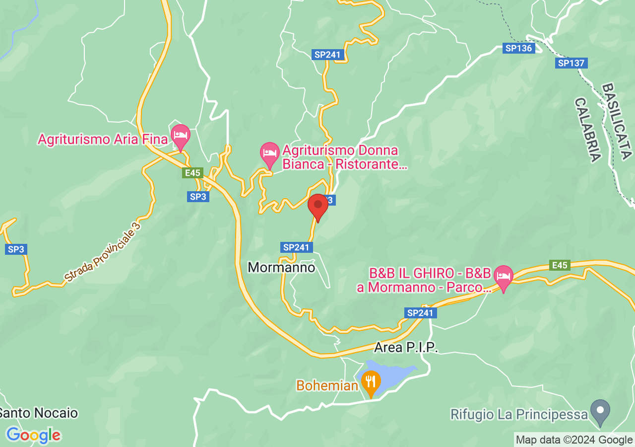 Mappa di Santuario della Madonna della Catena - Mormanno