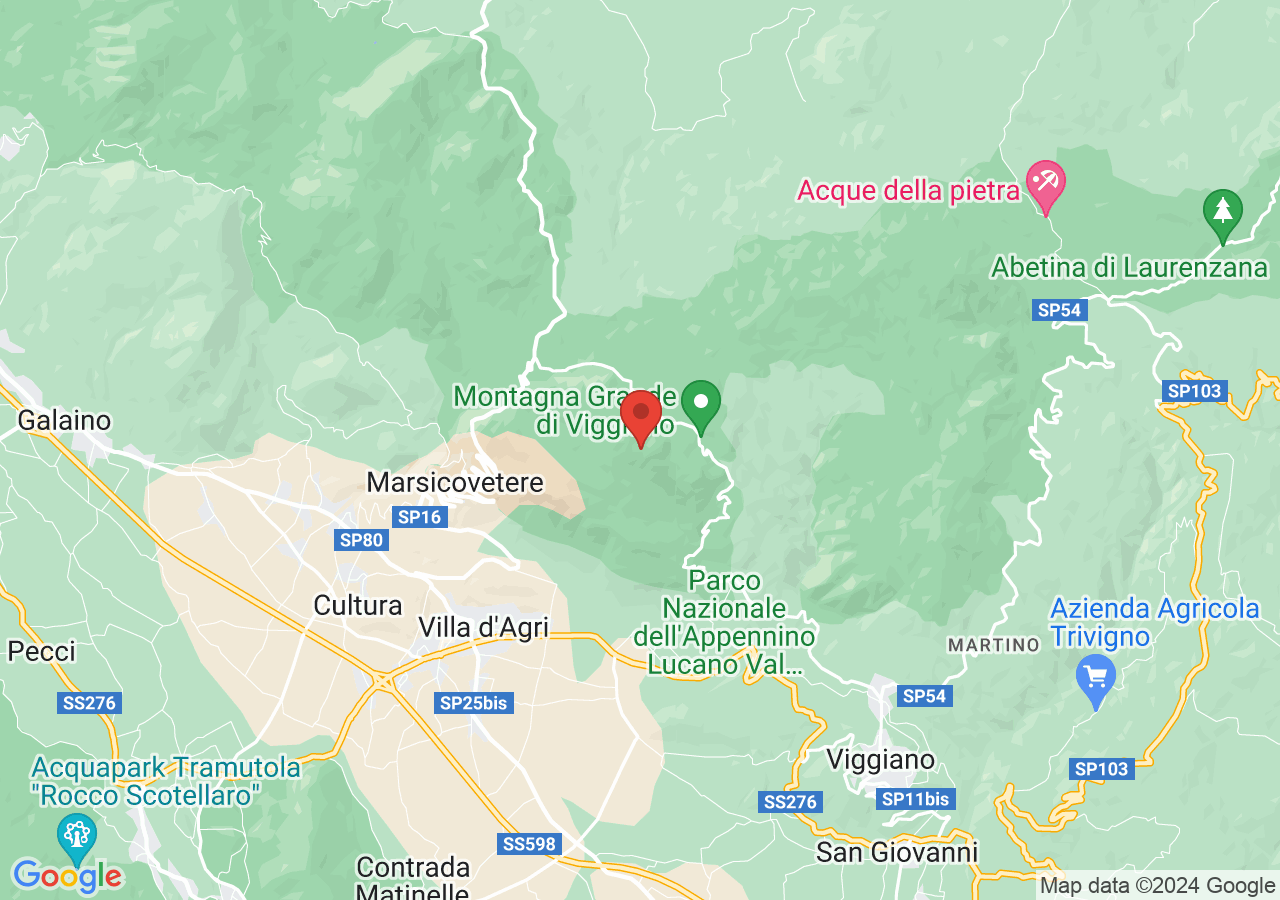 Mappa di Santuario della Madonna nera del Sacro Monte - Viggiano