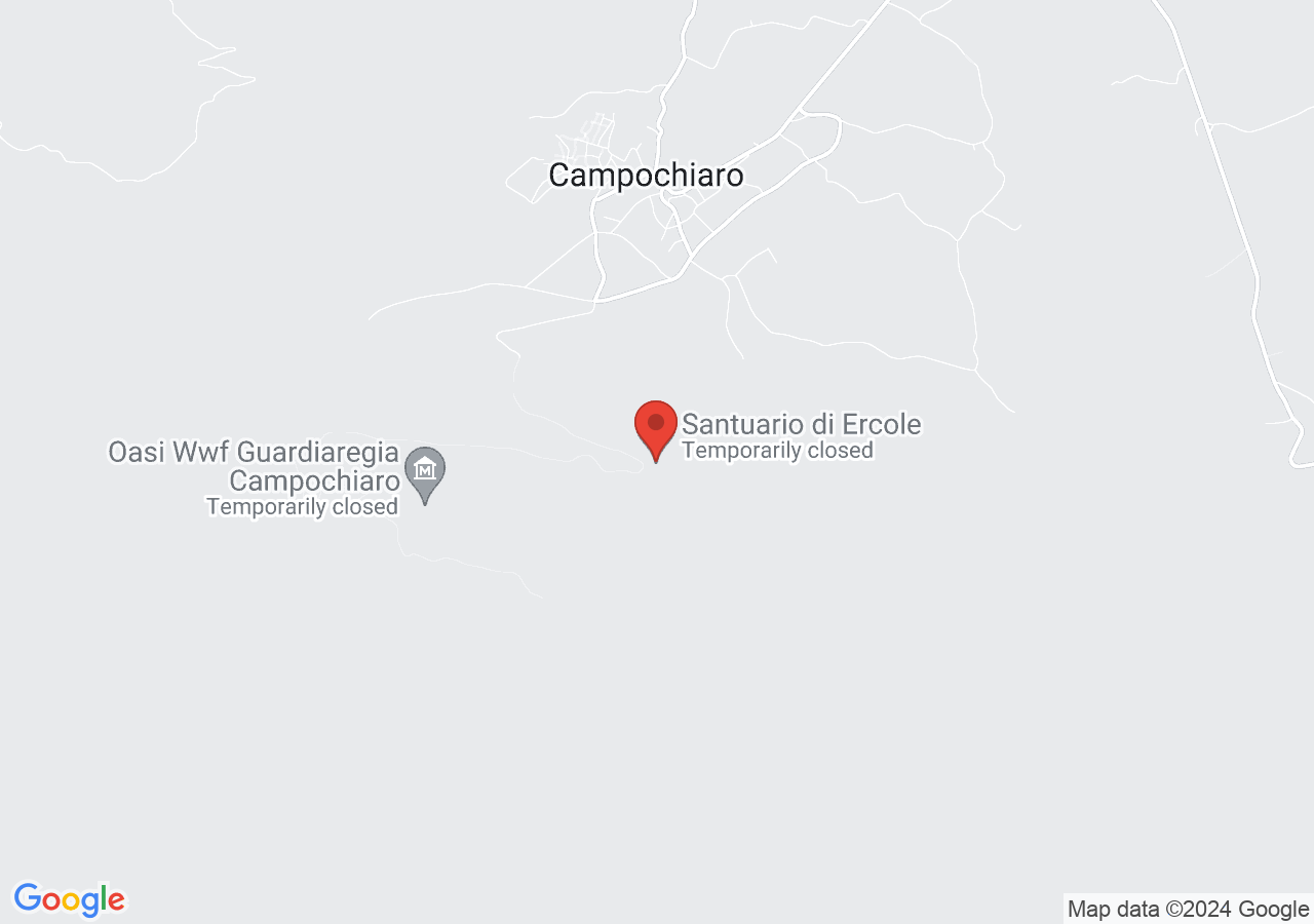 Mappa di Santuario di Ercole a Campochiaro