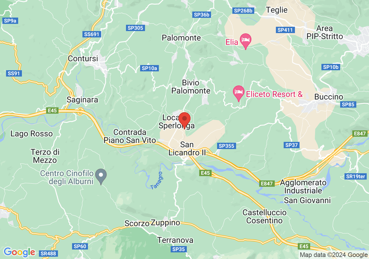 Mappa di Santuario di Santa Maria di Sperlonga