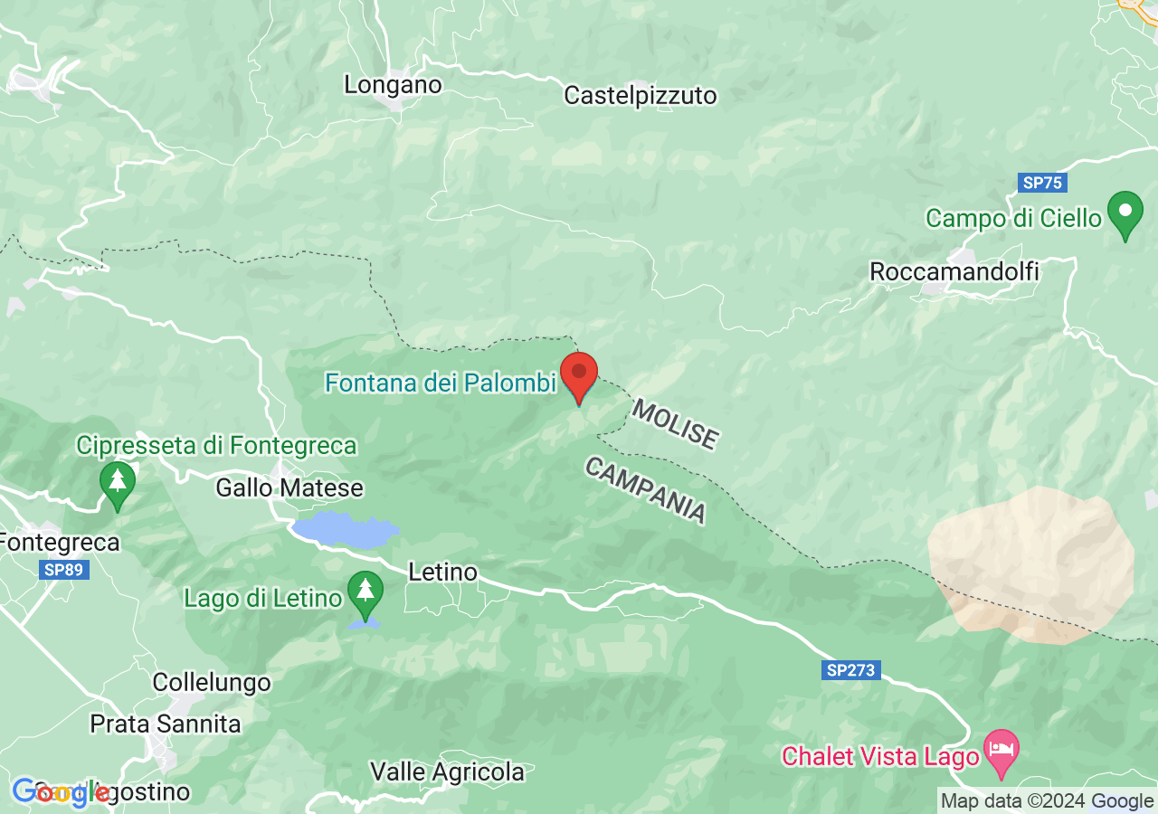 Mappa di Sentiero delle Fate