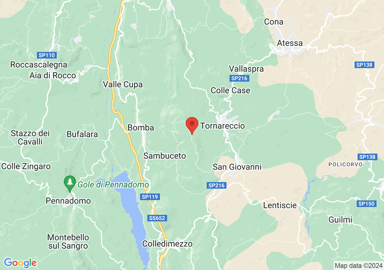 Mappa di Sito archeologico Pallanum