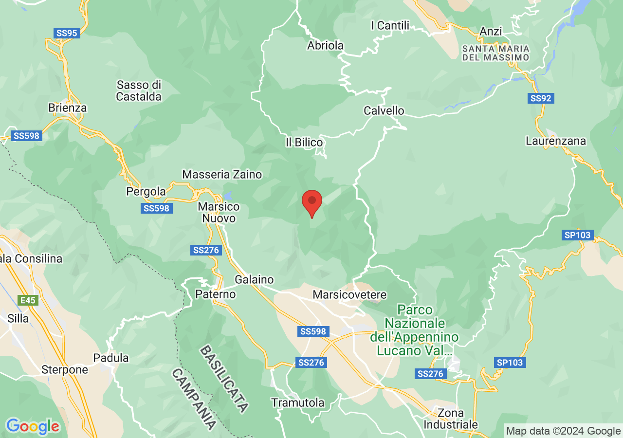 Mappa di Sport invernali sul monte Volturino - Calvello