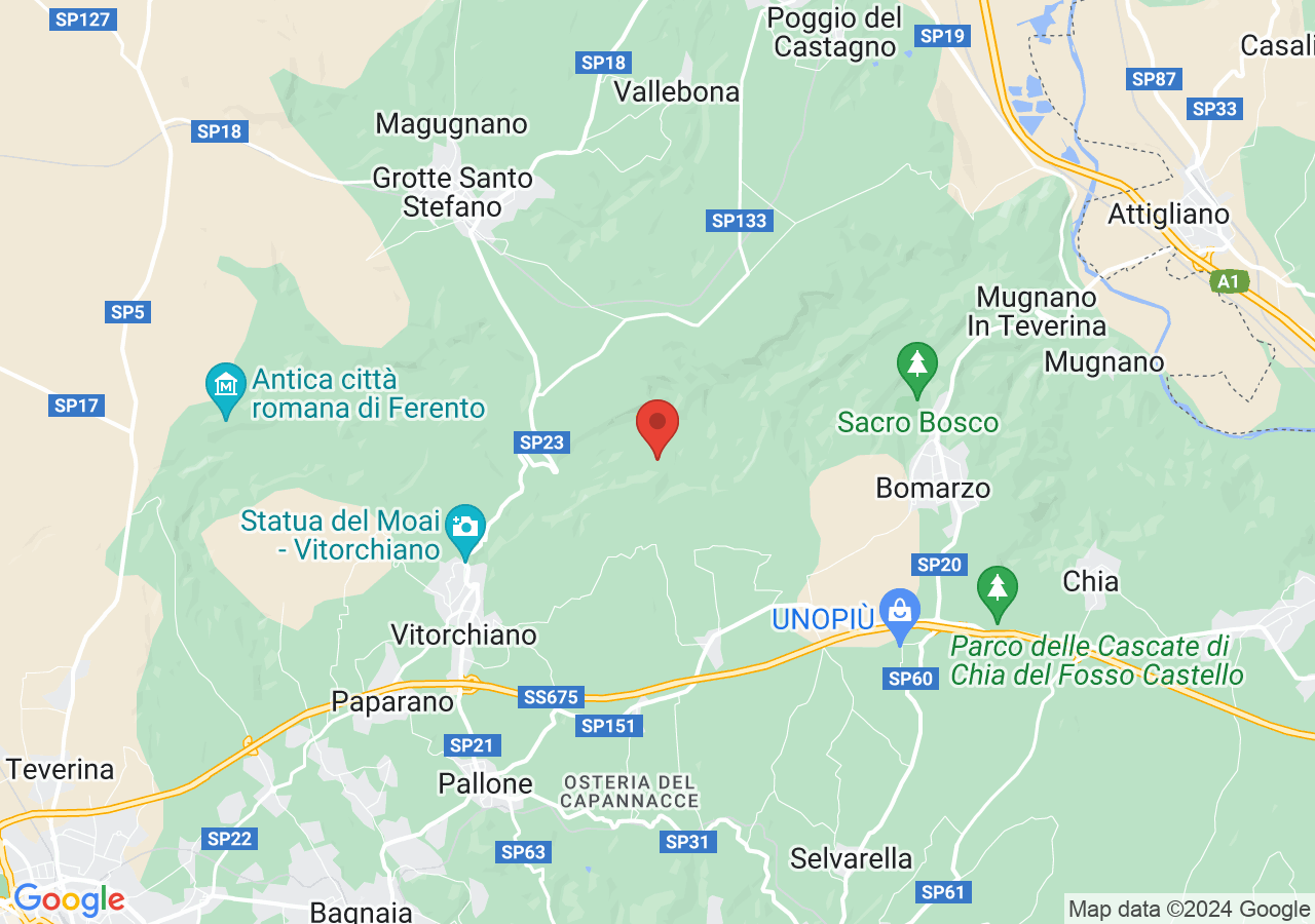 Mappa di Stargate di Vitorchiano