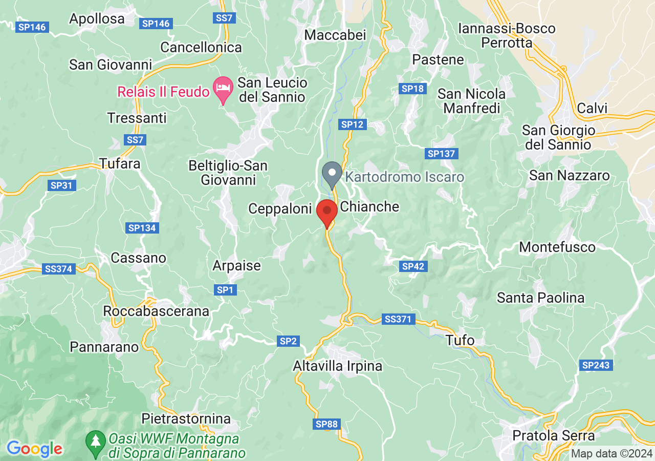 Mappa di Stretto di Barba