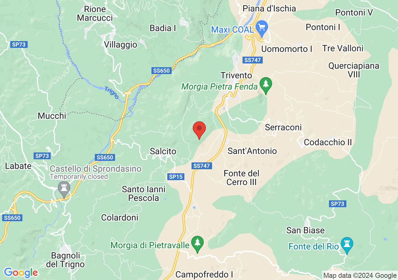 Mappa di Trekking a Monte Lungo