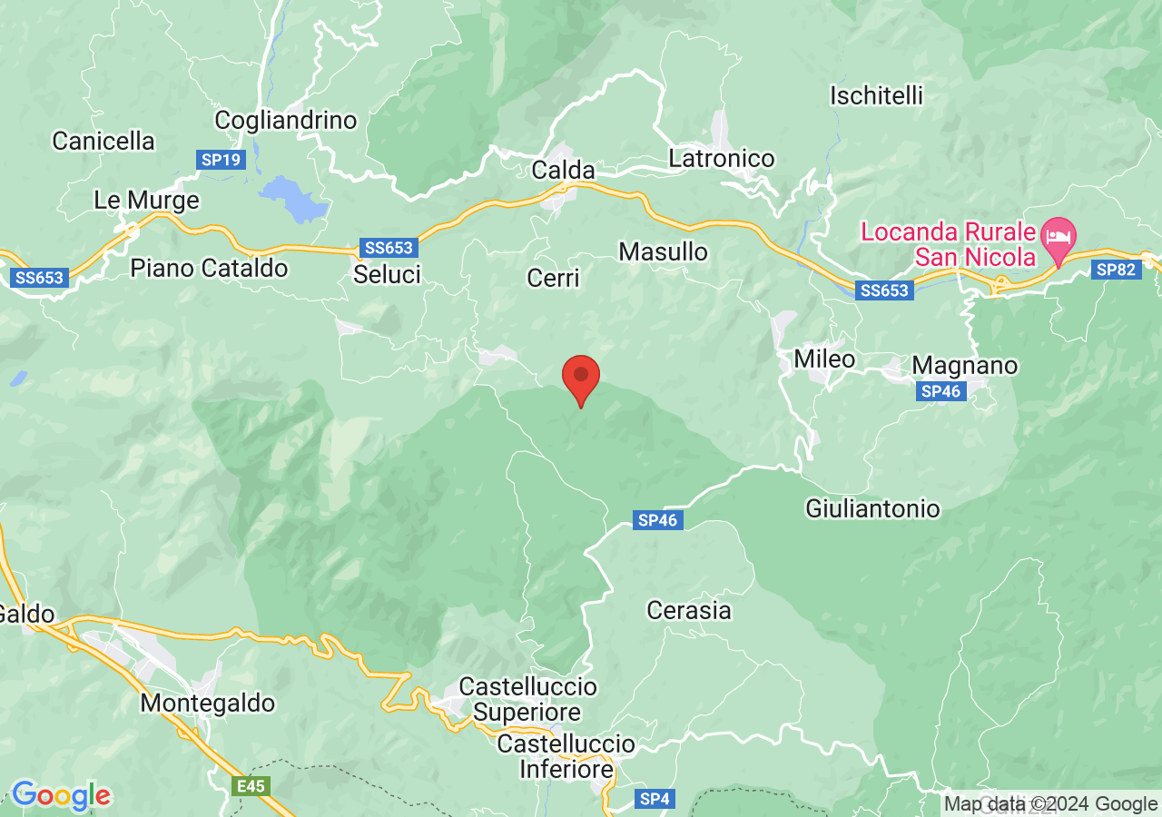Mappa di Trekking sul monte Zaccana