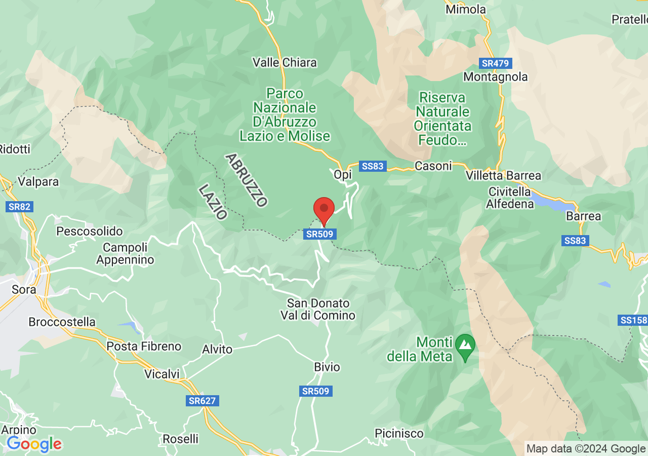 Mappa di Valico di Forca d'Acero