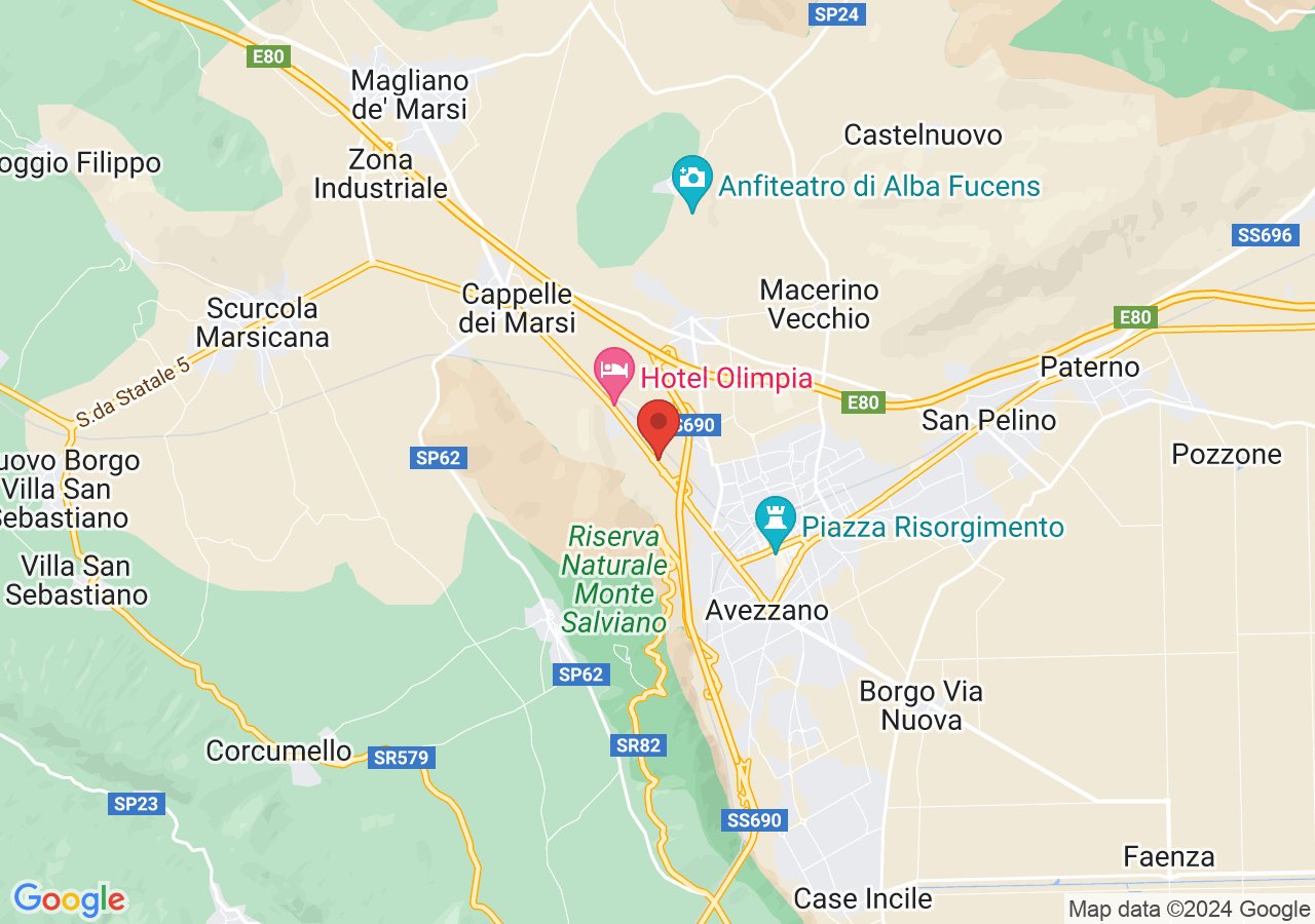Mappa di Villa Romana