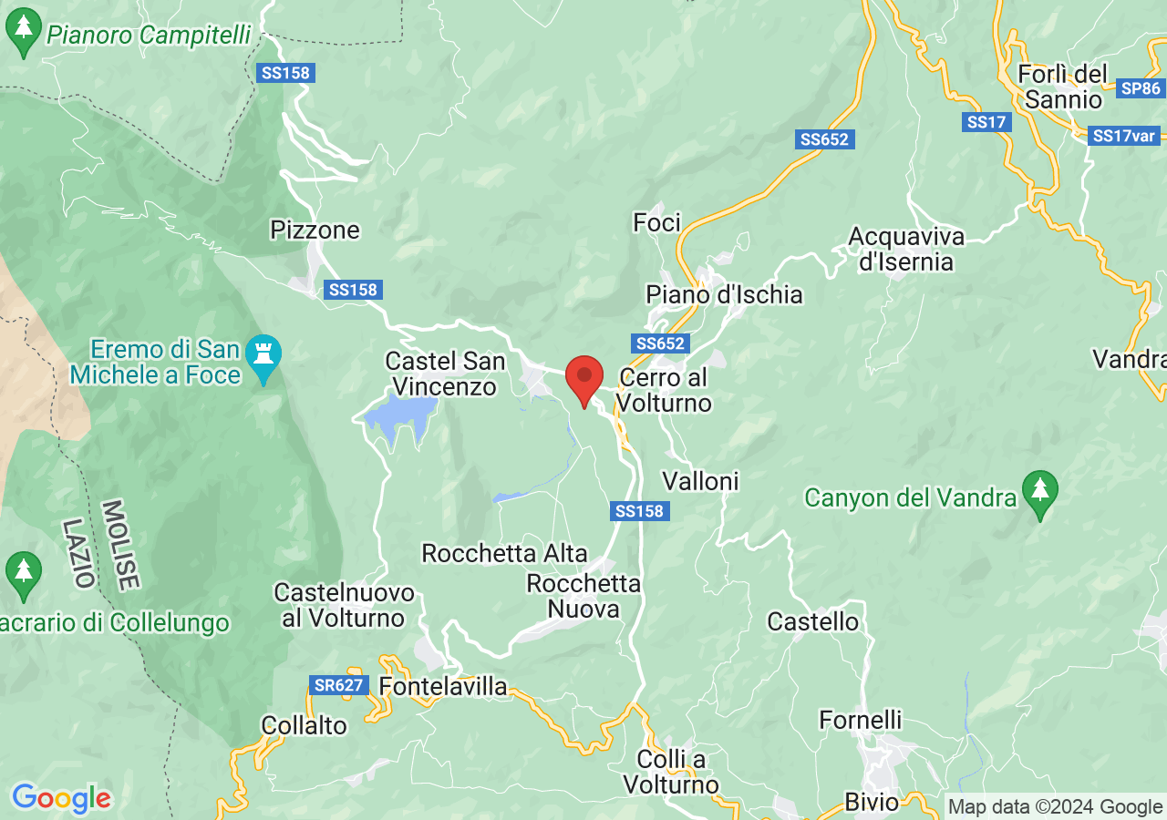 Mappa di Abbazia di San Vincenzo al Volturno