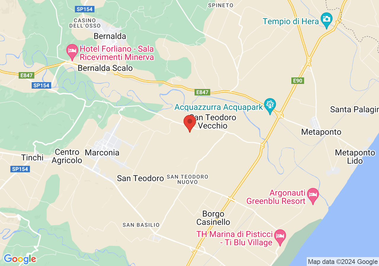 Mappa di Area archeologica dell'Incoronata