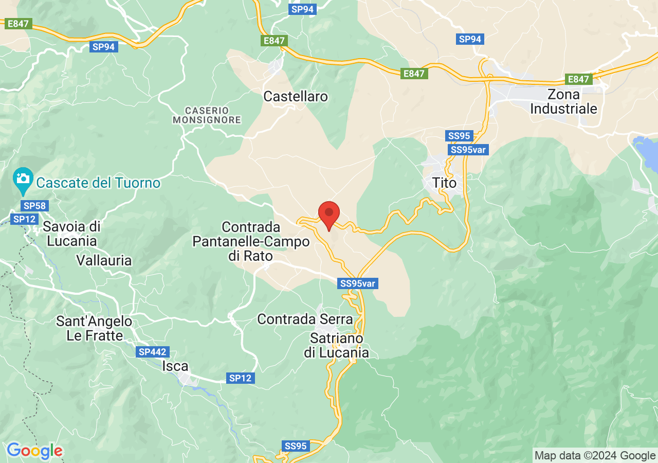 Mappa di Area archeologica di Satrianum