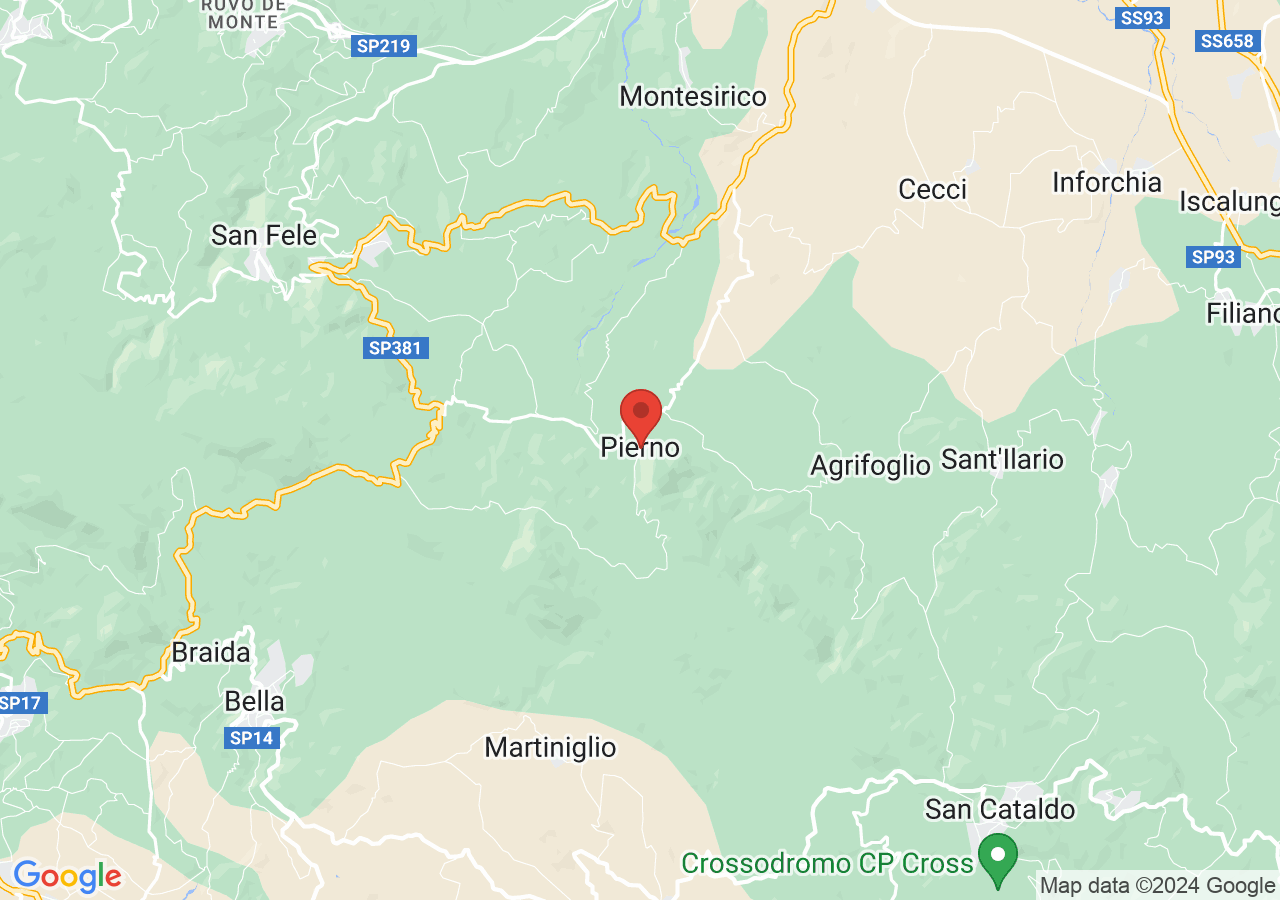 Mappa di Badia di Santa Maria di Pierno