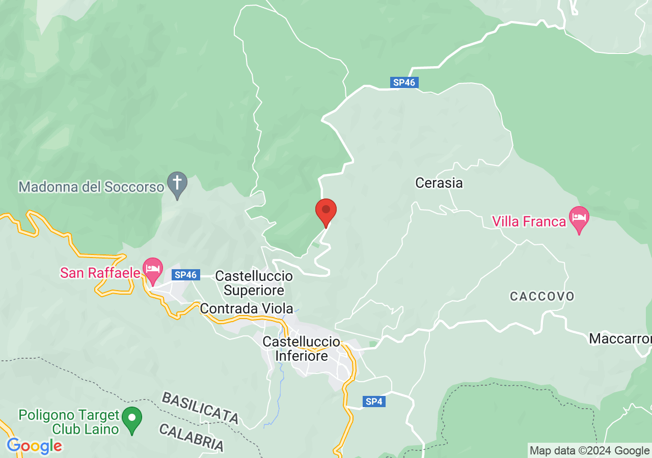 Mappa di Bosco Difesa