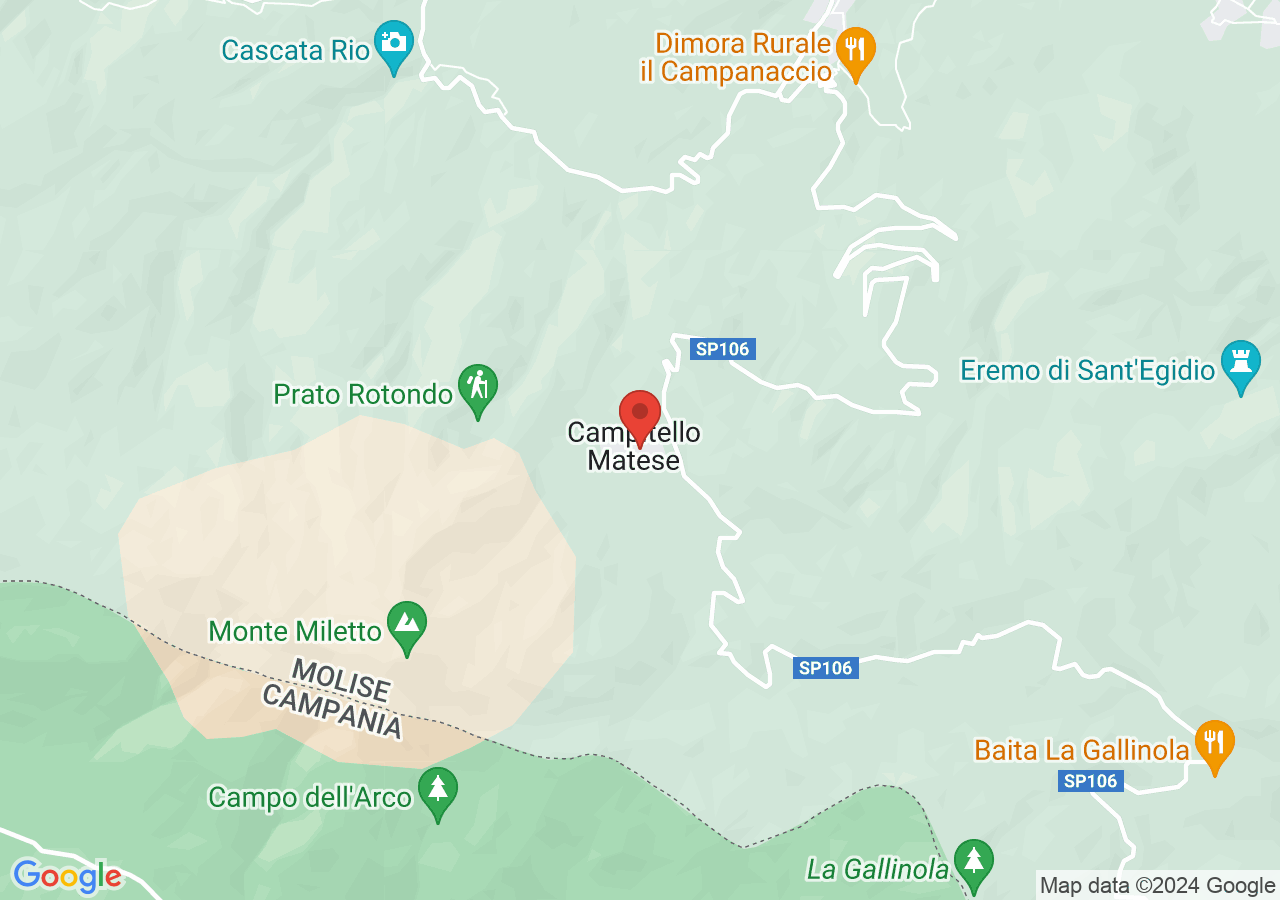 Mappa di Campitello Matese