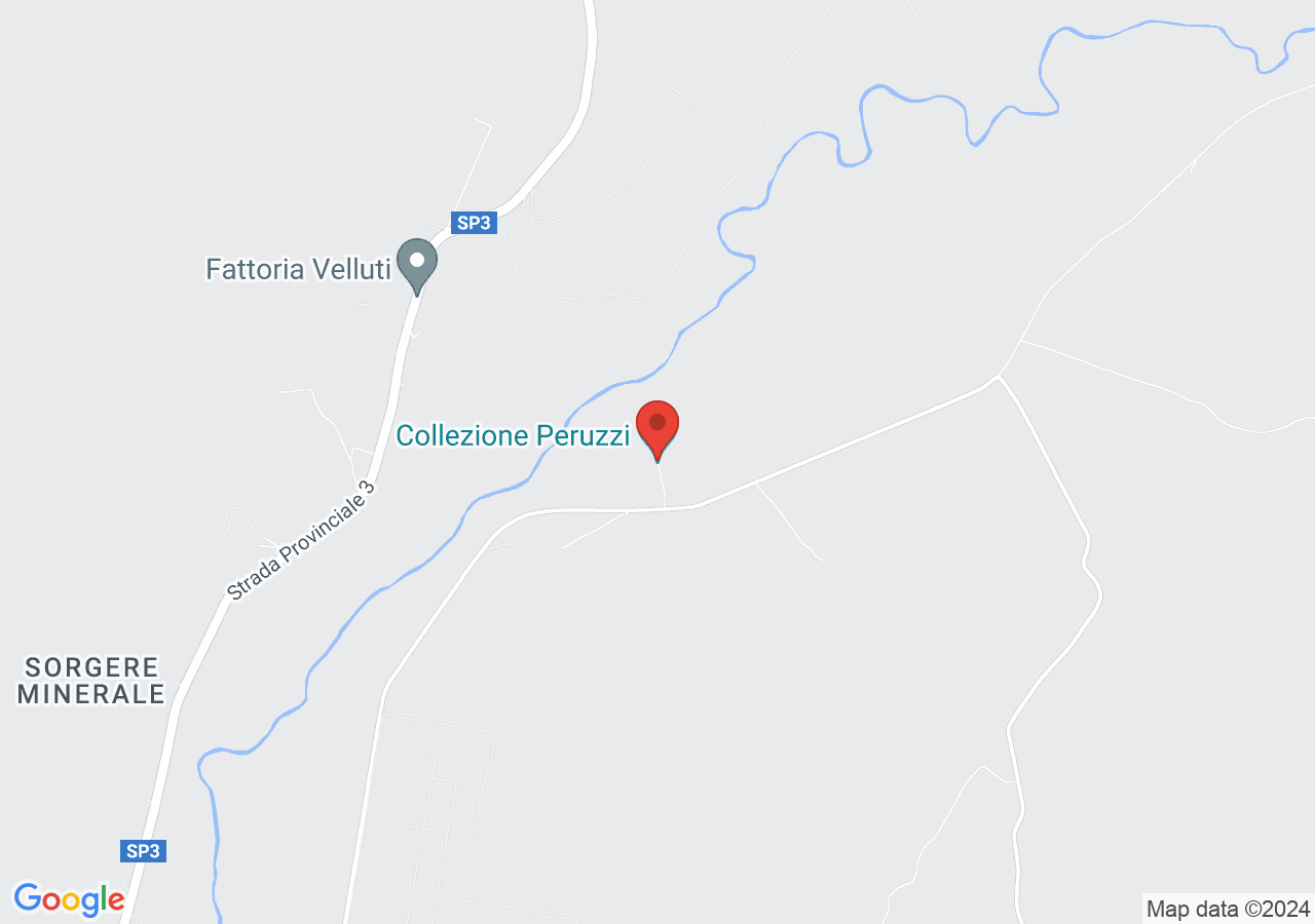 Mappa di Casa museo collezione Peruzzi