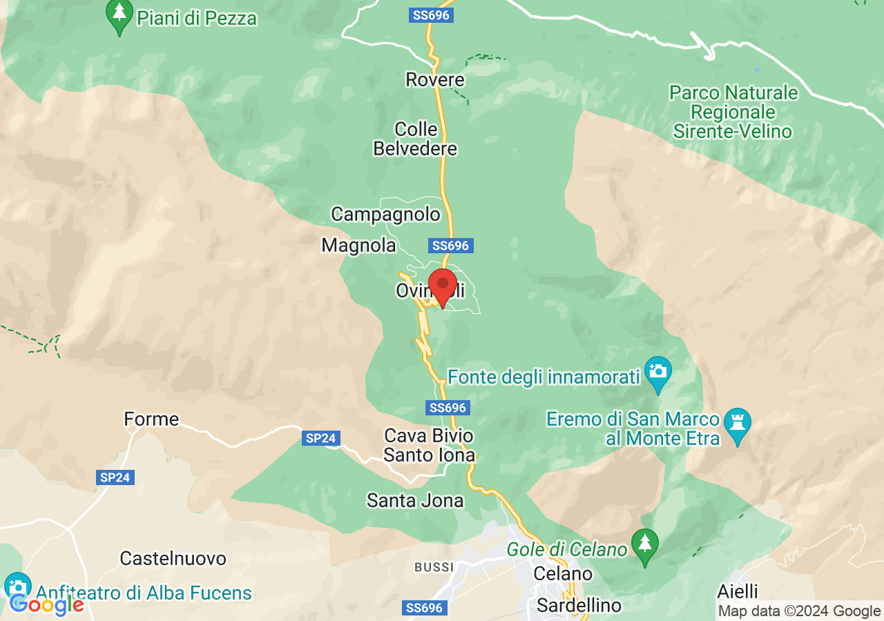 Mappa di Casali delle Rocche