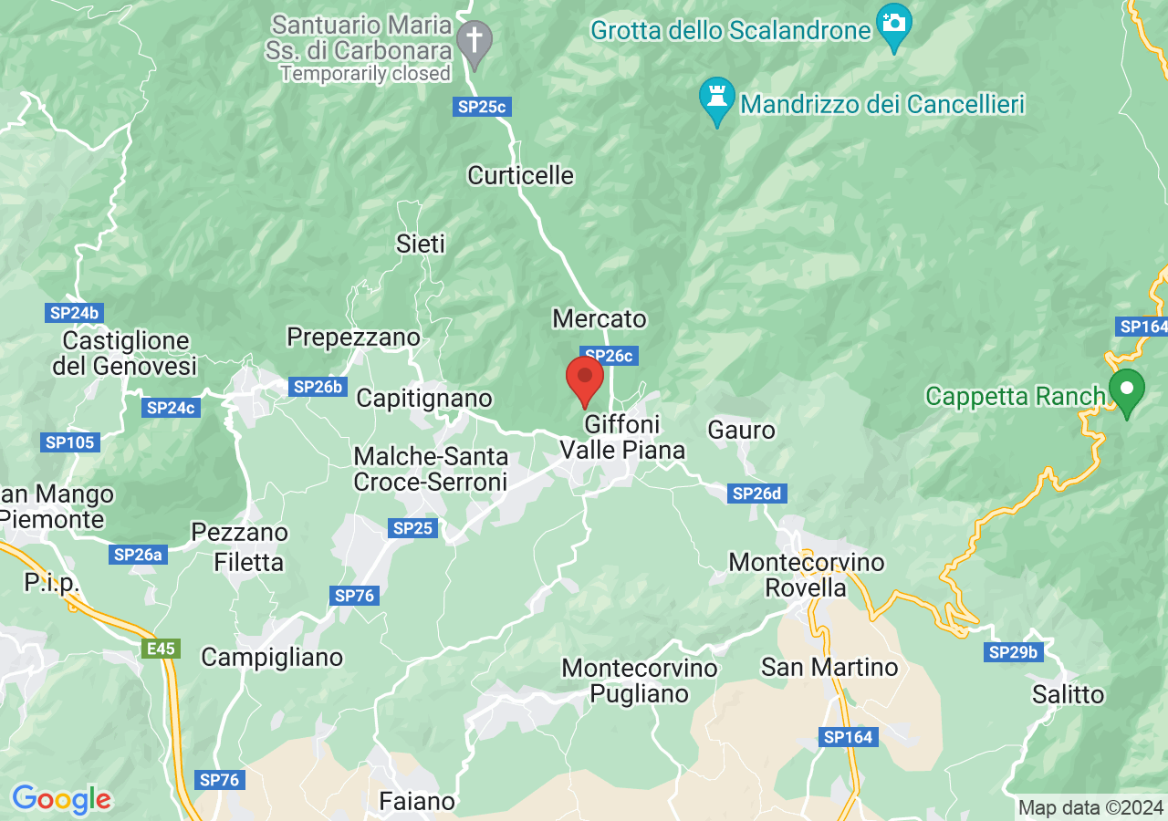 Mappa di Castello di Terravecchia