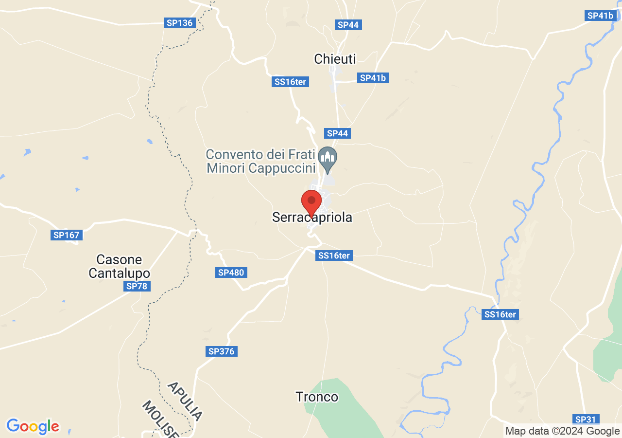 Mappa di Castello Maresca