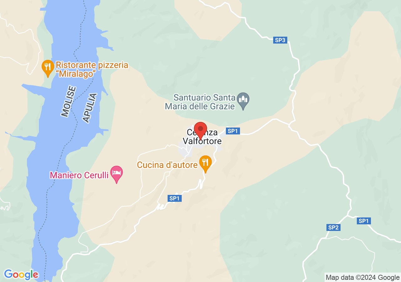Mappa di Centro storico Celenza Valfortore