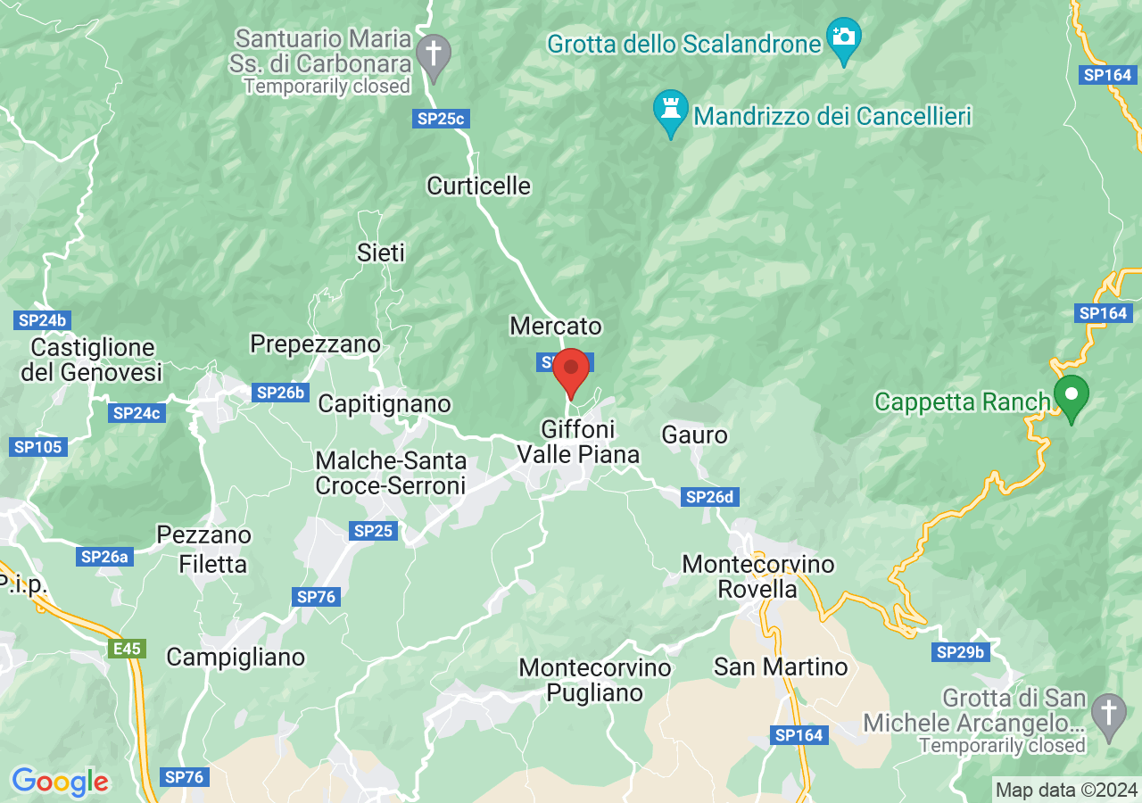 Mappa di Chiesa Santissima Annunziata e San Giorgio